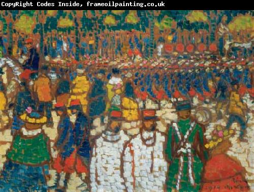 Jozsef Rippl-Ronai French Soldiers Marching